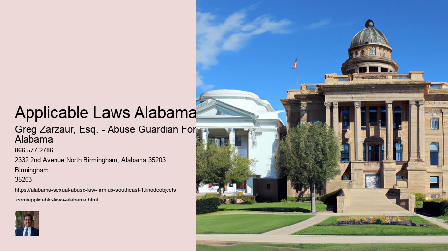 Applicable Laws Alabama